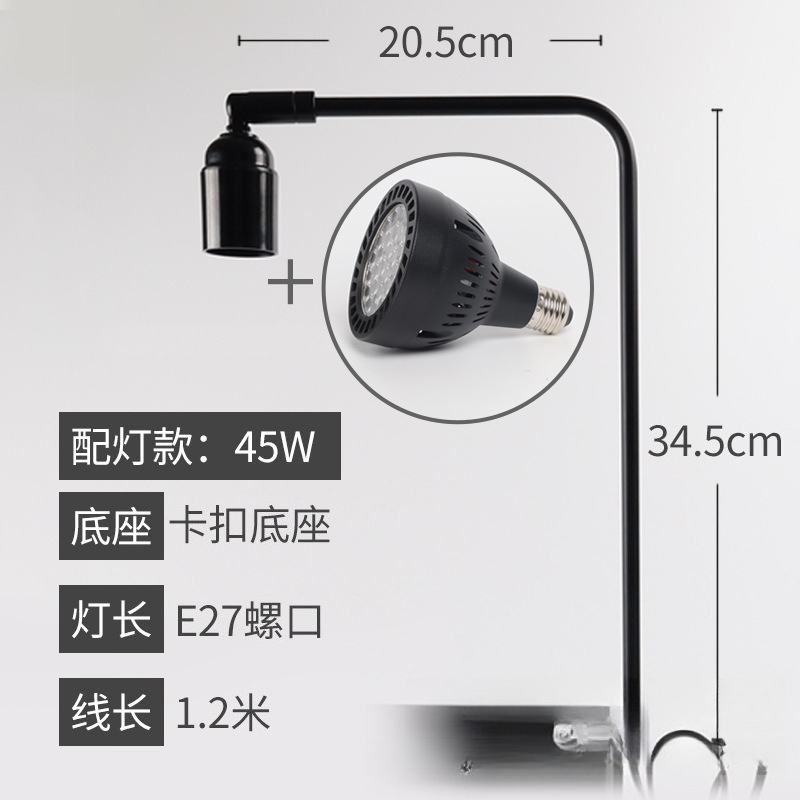 Planted Aquarium Algae - LED fish tank light stand aquatic