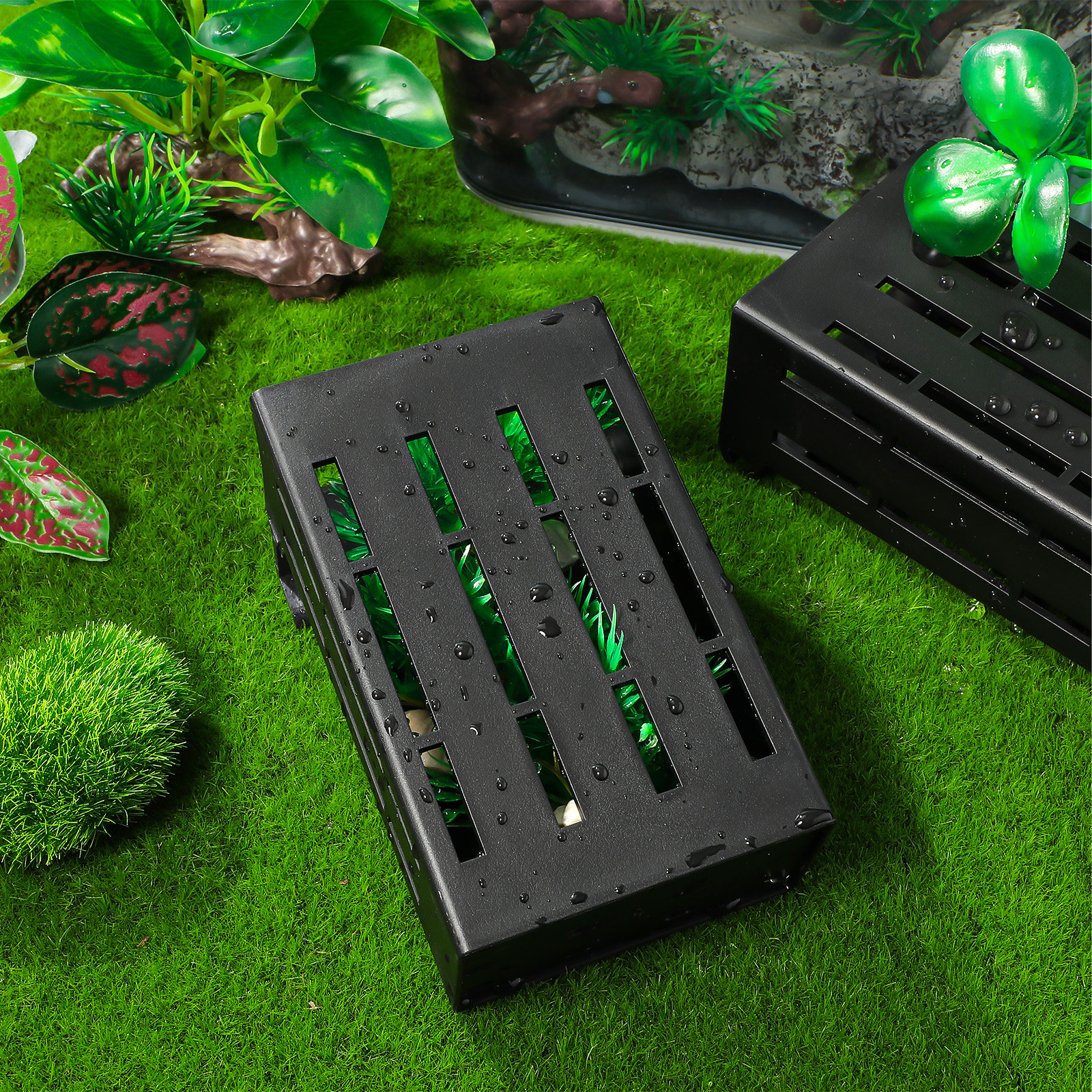 Aquarium Plant Nutrients - 4Pcs Aquatic Plant Holder Premium Plastic