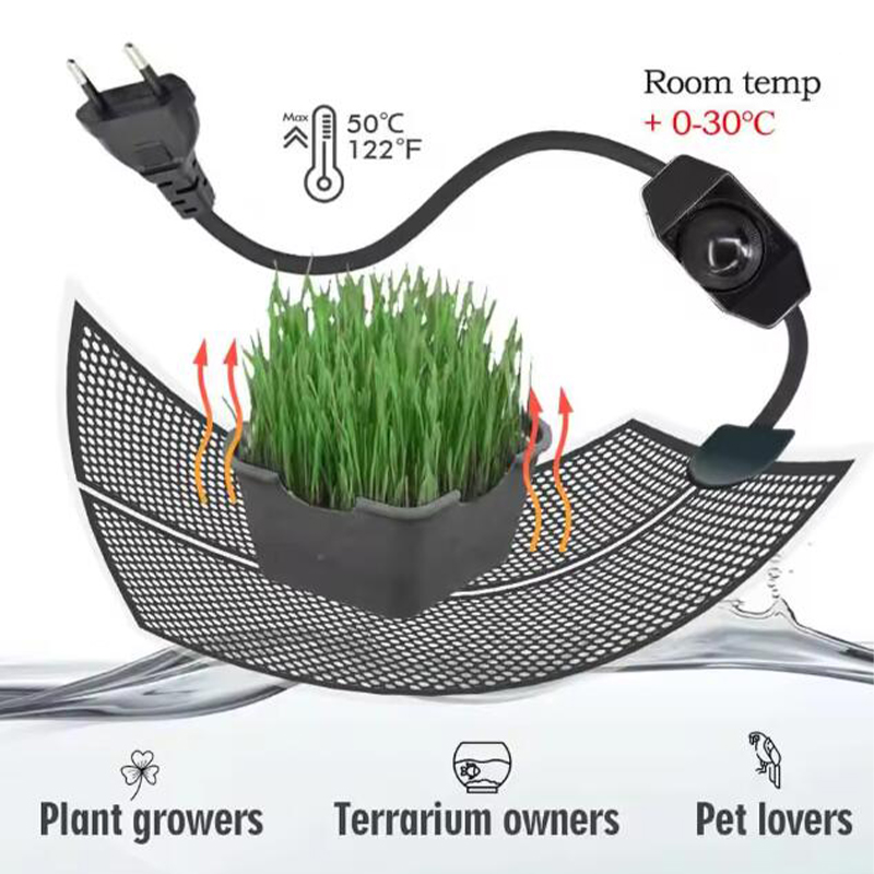 Planted Aquarium Heater - 5-20W Reptile Heat Mat Plants Heating