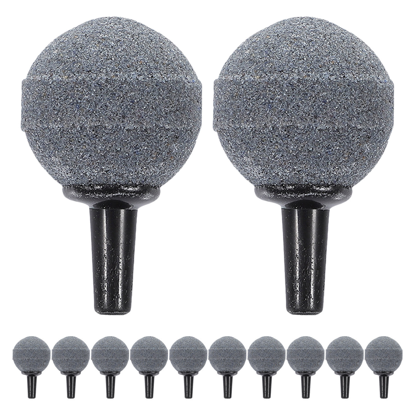 Planted Aquarium Air Stone - 12pcs Aquarium Air Stone Bubble Diffuser,