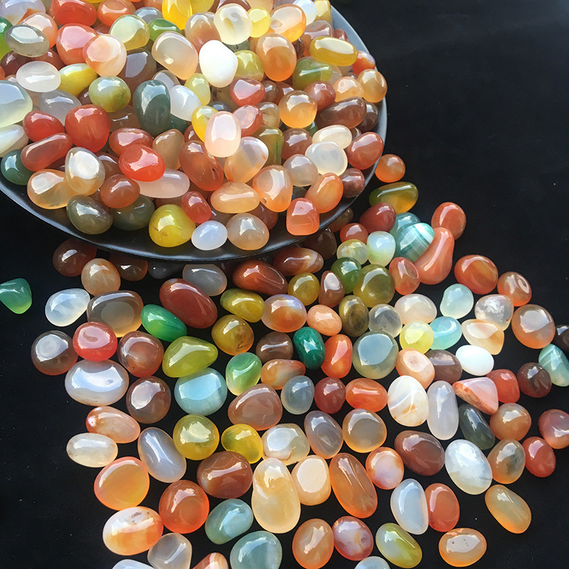 Planted Aquarium Air Stone - Luxury 100g Natural Agate Crystal Pebbles