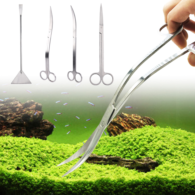 Aquarium Plant Utensils - Aquarium Accessories Hard Stainless Steel Aquarium