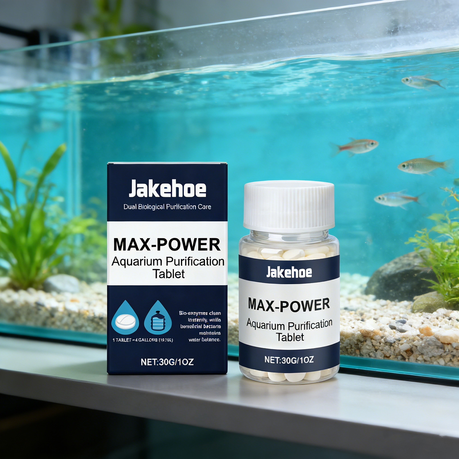 Planted Aquarium Algae Control - Algae Remover Tablets for Aquarium Clear