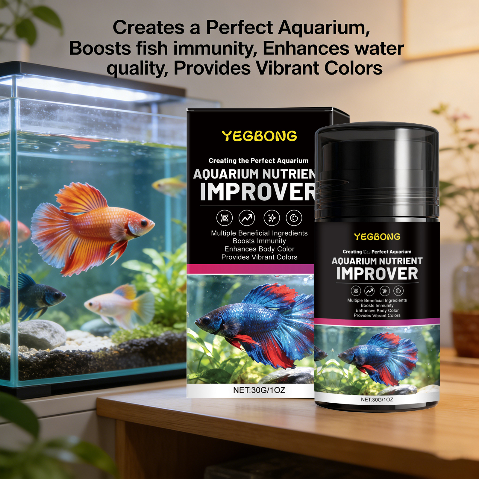 Aquarium Plant Nutrients - Aquarium Nutrient Improver Promoting Growth Supplement