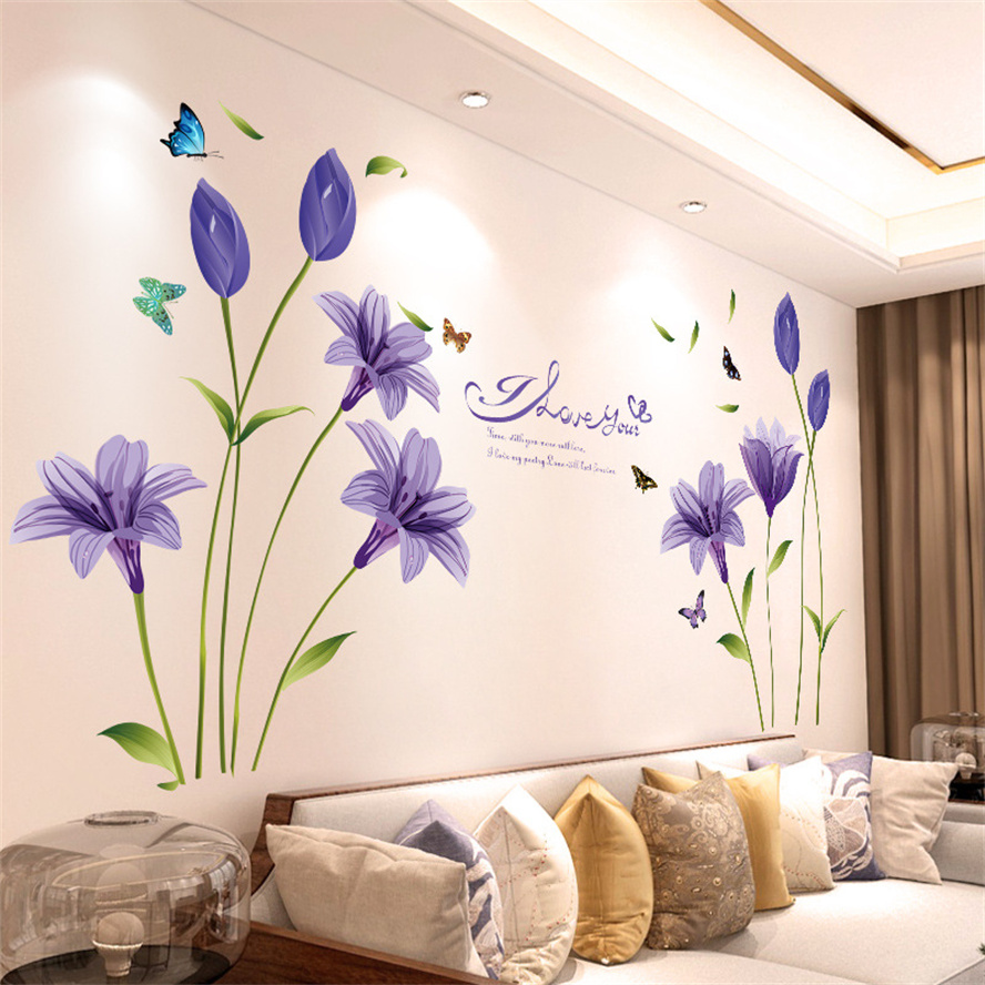 Tissue Culture Plant - DIY Purple Lavender Living Room Wall