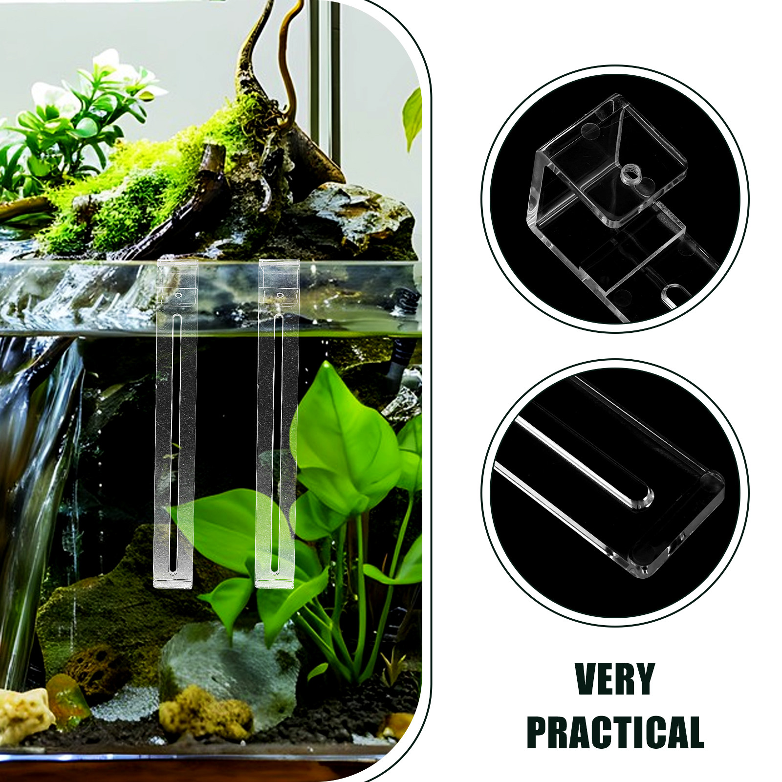 2Pcs Lightweight Sturdy Plasti - Aquarium Planted Tank Setup recensie en prijs