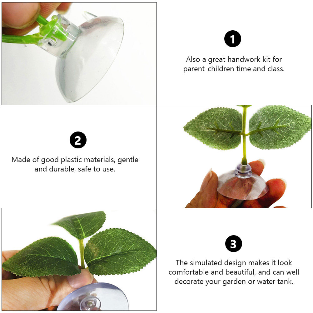 3Pcs Artificial Aquatic Plants - Aquarium Planted Tank Setup recensie en prijs