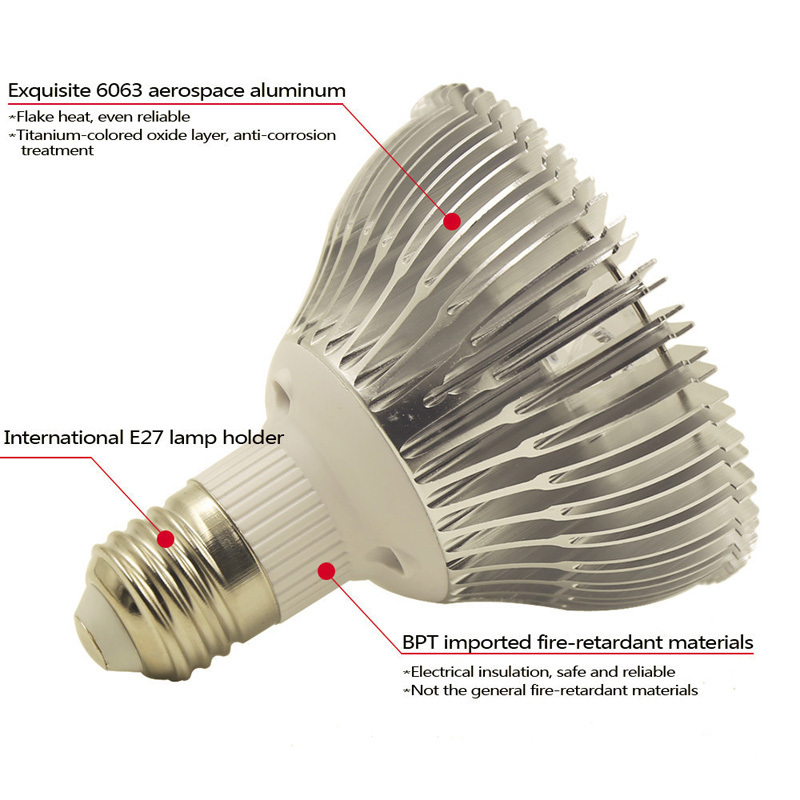 E27 LED Plant Grow Light bulb  - Aquarium Plant Nutrients recensie en prijs