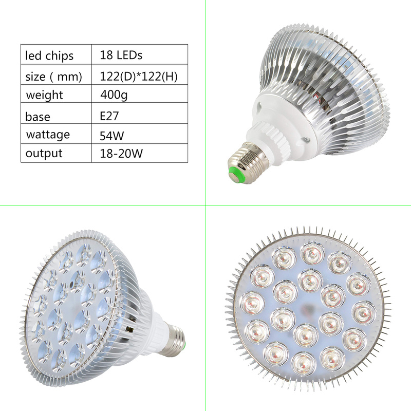E27 LED Plant Grow Light bulb  - Aquarium Plant Nutrients recensie en prijs