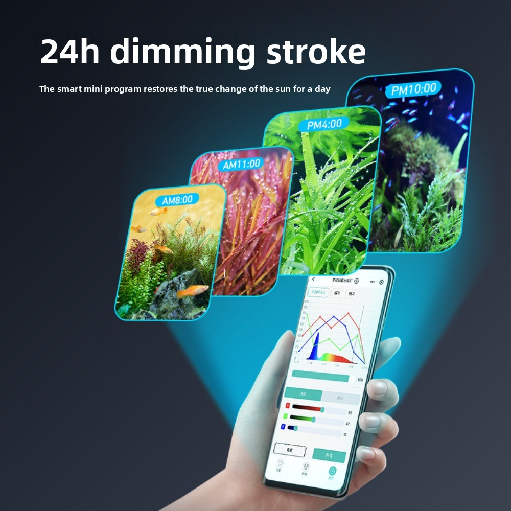 Smart Fish Tank RGB Aquatic Pl - Planted Aquarium Algae Control recensie en prijs