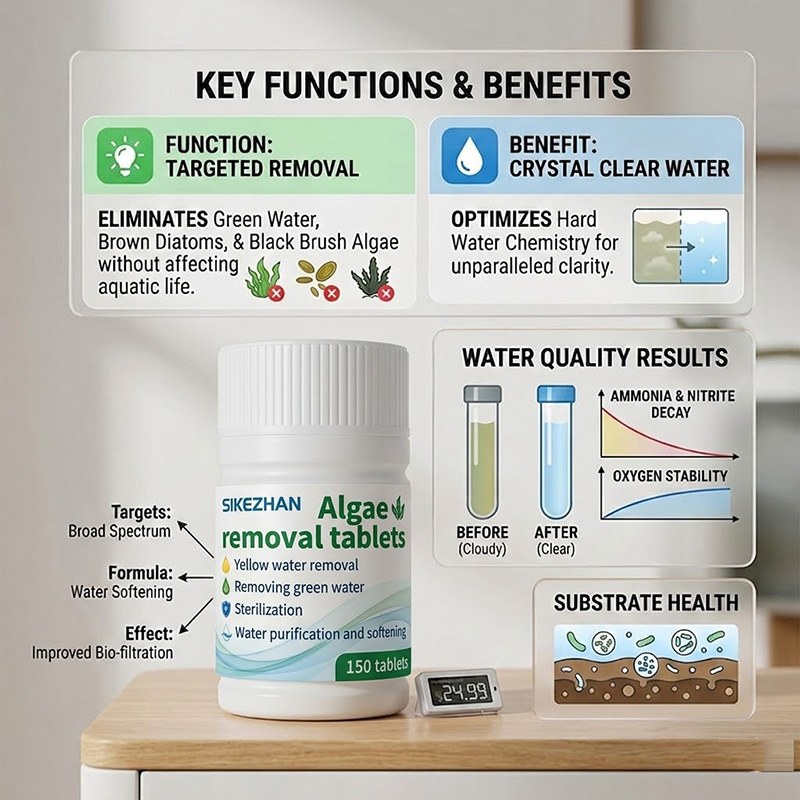 Fast Algae Remover Tablets Fis - Planted Aquarium Algae Control recensie en prijs