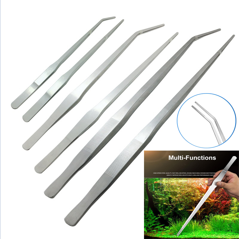 Stainless steel thick curved s - Aquarium Plant Utensils recensie en prijs