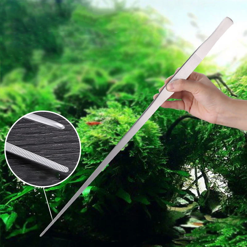 Stainless steel thick curved s - Aquarium Plant Utensils recensie en prijs