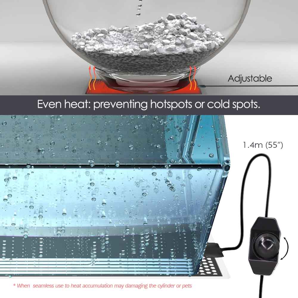 5/7/14/20W Reptile Heat Mat Pl - Planted Aquarium Heater recensie en prijs