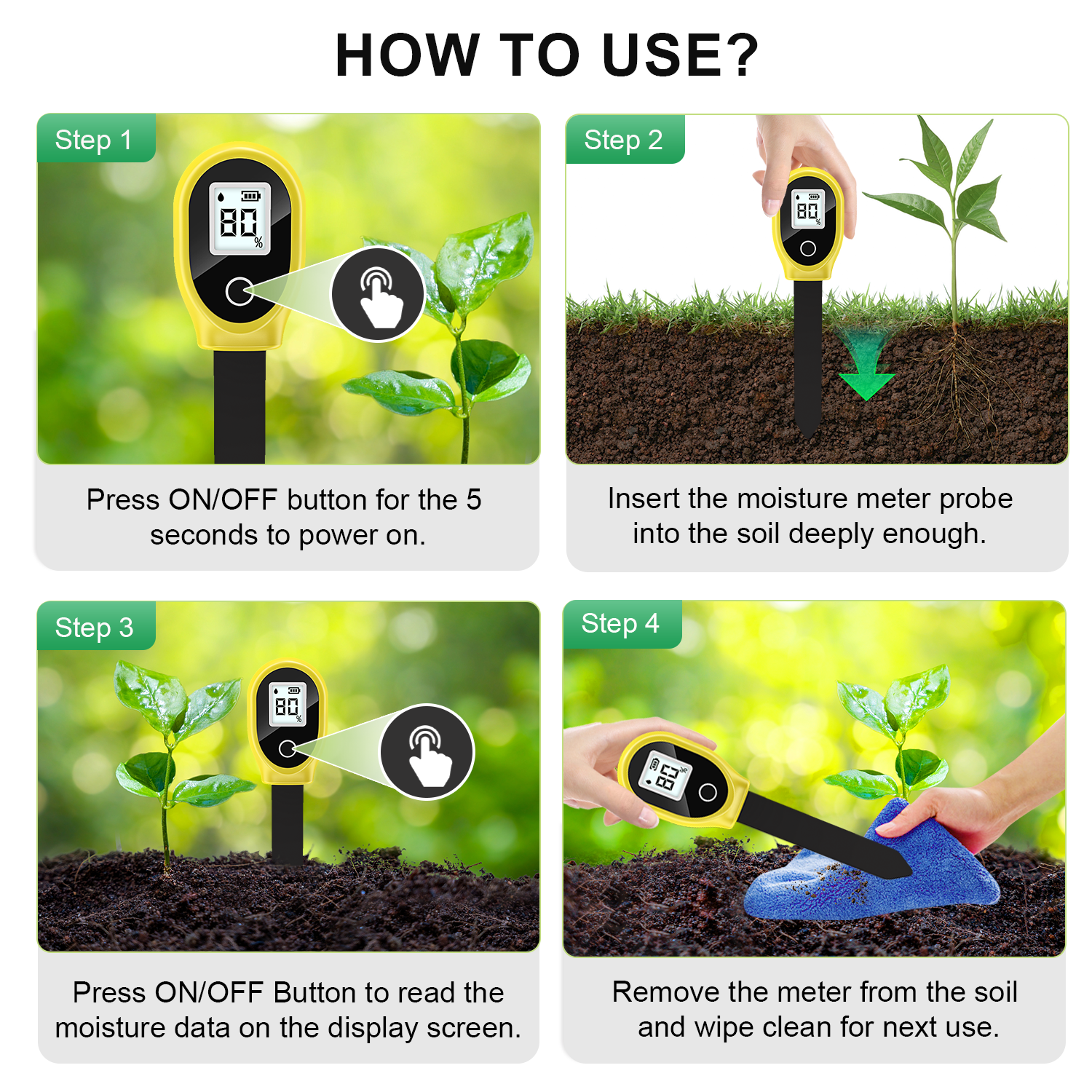 Soil Moisture Sensor Monitor P - Tissue Culture Plant recensie en prijs